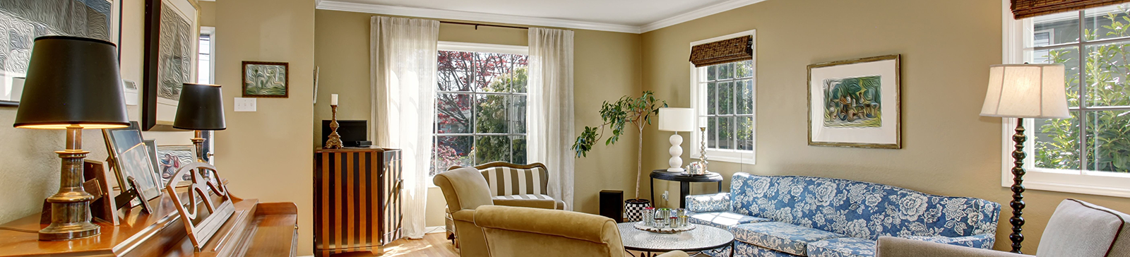 Woven Wood Shades in West Hollywood